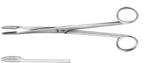 КОРНЦАНГ ДЛЯ ТАМПОНІВ/ПЕРЕВ'ЯЗКИ ГРОСС, БЕЗ КРЕМАЛЬЄРИ, ПРЯМИЙ, 200 ММ